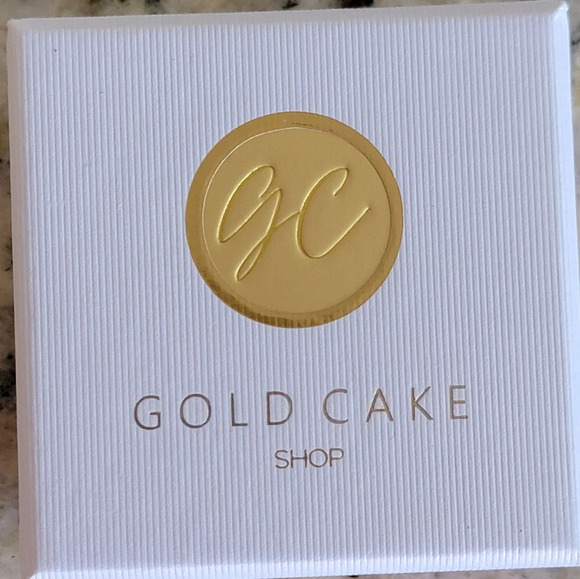 Gold Cake 18K Gold Plated Sterling Silver Bunny Stud Earrings NEW - Picture 5 of 5